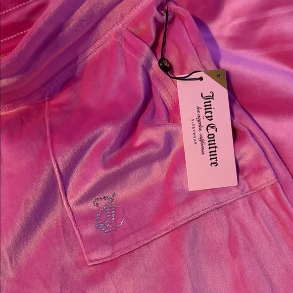 Juicy Couture pink Velour Track Pants - Picture 3 of 3